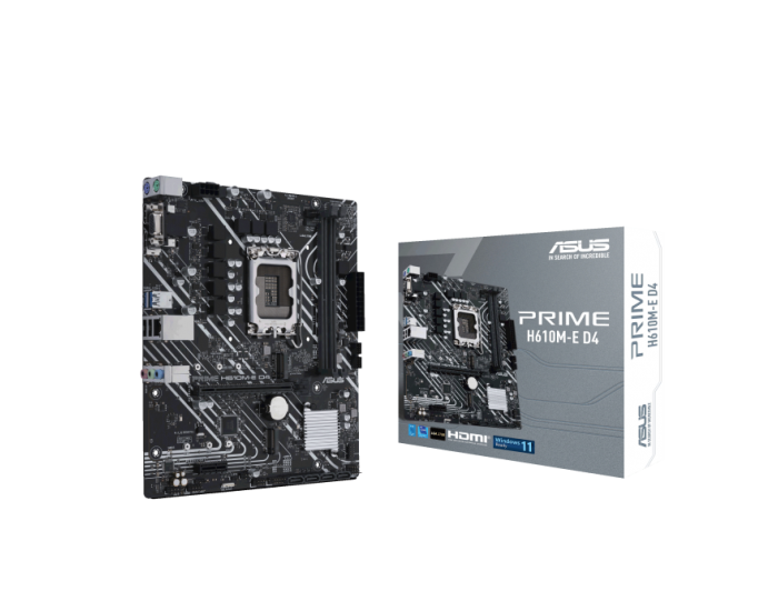 ASUS MOTHERBOARD 610 (PRIME H610M E D4)